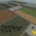 ak farmland flat 4 fold map v1.0 fs22 1