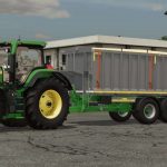 aluminum 3 axle trailer v1.0 fs22 6