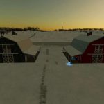 american barn with bale storage v1.0 fs22 5