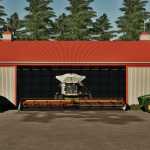 american garage with workshop v1.0 fs22 1