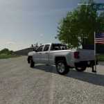 american hitch mount flag v1.0 fs22 1