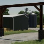 american ranch gate entrance v1.0 fs22 2