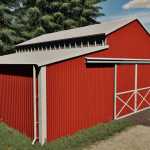 american shed v1.0 fs22 1