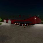 american shed with lounge v1.0 fs22 3