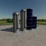 american silos pack v1.0 fs22 1