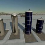 american silos pack v1.0 fs22 2