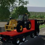 ampliroll flatbed trailer v1.0 fs22 1