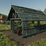 an old barnshed in the style of the middle ages v1.0 fs22 3