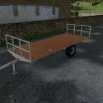 artisanal flatbed trailer v1.0 fs22 1