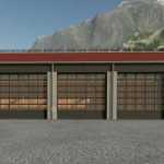 austria modding moderne halle v1.0.1 fs22 1