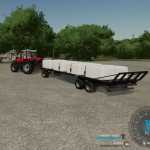 autoloading square bale trailer v1.0 fs22 1