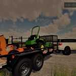 big tex 24ft lawn care trailer v1.0 fs22 1