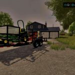 big tex 24ft lawn care trailer v1.0 fs22 2