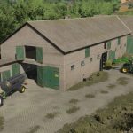 big white cow barn v1.0 fs22 5