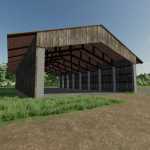 big wooden shed v1.0 fs22 1