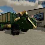 big zx550gd mower with forage wagon v1.0 fs22 1