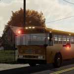 blue bird school bus v2.0 fs22 1