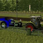 blue modified pulling tractor v1.0 fs22 4