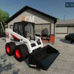 bobcat 863 pack with strobes added v1.0 fs22 1