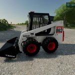 bobcat 863 pack with strobes added v1.0 fs22 9