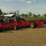 bourgault 3320 76 paralink hoe drill 2B 7950 air cart v1.0 fs22 3