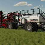 bourgault 3320 76 paralink hoe drill 2B 7950 air cart v1.0.0.1 fs22 1