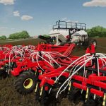 bourgault 3420 100 paralink hoe drill 2B 71300 air cart v1.0.0.1 fs22 2