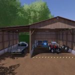 br small wood shed pack v1.0 fs22 3