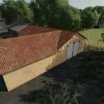 brick and plastered garage v1.0 fs22 1