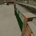 brick fence and metal gate v1.0 fs22 3