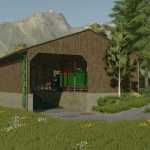 bunker silo with roof v1.0 fs22 1