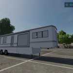 caravane semi blanche v1.0 fs22 1