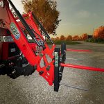 case 7200 pro with frontloader v1.0 fs22 4