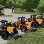 case 821 e f g loader pack v1.0 fs22 2