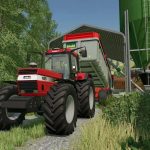 case ih 1455 xl and front weight v1.3 fs22 2