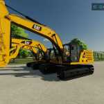 cat 30 ton excavator pack v1.0 fs22 1