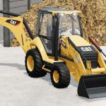 cat 420f backhoe loader v1.0 fs22 2