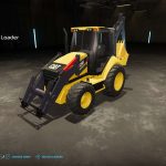 cat 420f backhoe loader v1.0 fs22 3