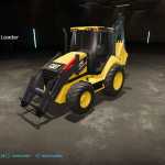 cat 420f backhoe loader v1.0.1 fs22 1