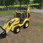 cat 420f backhoe loader v2.0 fs22 2