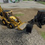 cat 420f backhoe loader v2.0.1 fs22 2