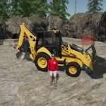 cat 430e backhoe v1.0 fs22 2