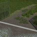 chain link fence with gate v1.0 fs22 1