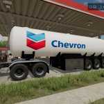 chevron gazoline trailer v1.0 fs22 1