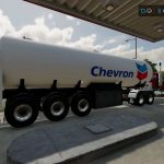 chevron gazoline trailer v1.0 fs22 2