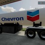 chevron gazoline trailer v1.0 fs22 5