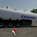 chevron gazoline trailer v1.0 fs22 7