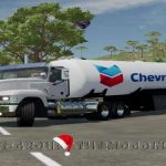 chevron gazoline trailer v1.0 fs22 8