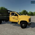 chevy 550 flatbed v1.0 fs22 2