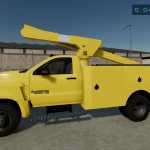 chevy bucket truck update v1.0 fs22 1